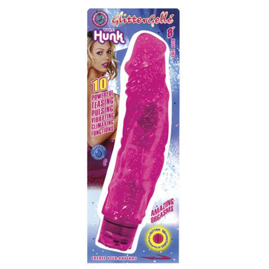 Glitter Gelle Hunk (pink) - Vibrators - www.Coyha.com