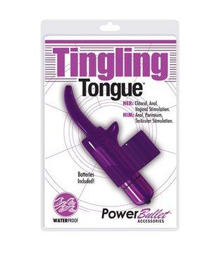 Tingling Tongue Power Bullet Purple - Vibrators - www.Coyha.com