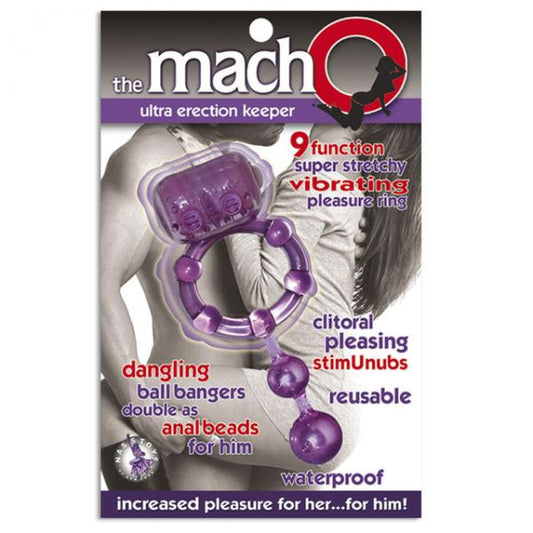 Macho Ultra Erection Keeper Purple - Men's Toys - www.Coyha.com