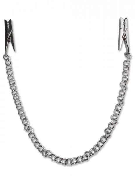 Fetish Fantasy Nipple Chain Clips Silver - Bondage - www.Coyha.com