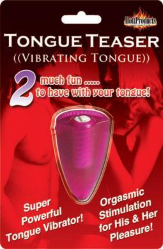 Tongue Teaser Silicone Oral Vibrator - Pink - Vibrators - www.Coyha.com