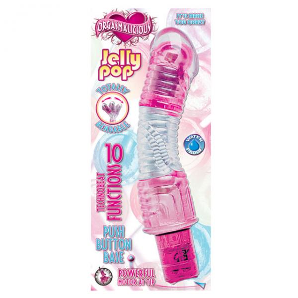 Orgasmalicious Jelly Pop Pink Vibrator - Vibrators - www.Coyha.com