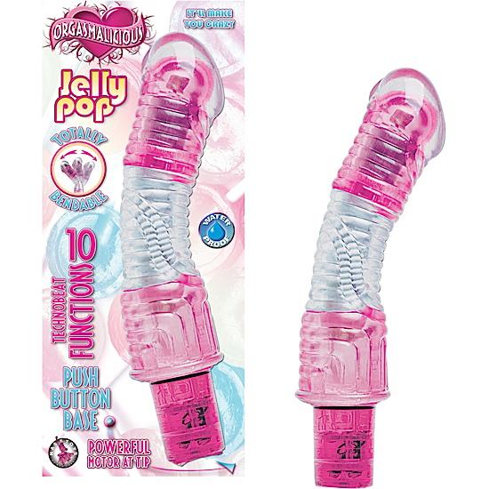 Orgasmalicious Jelly Pop Pink Vibrator - Vibrators - www.Coyha.com