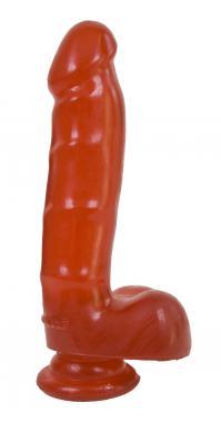 Jelly Jewels C*ck And Balls With Suction Cup 8 Inch Ruby - Dildos - www.Coyha.com