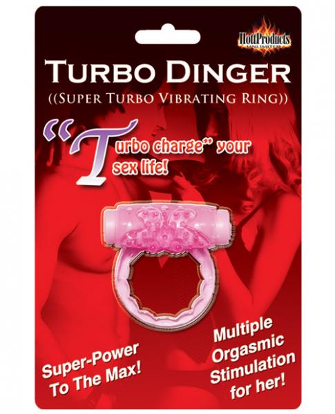 Humm Dinger Turbo Cock Ring Magenta - Men's Toys - www.Coyha.com