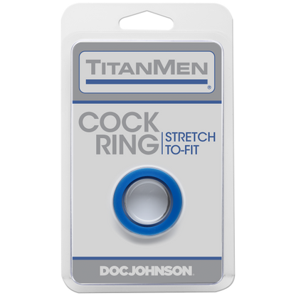 Titanmen Cock Ring Blue - Men's Toys - www.Coyha.com