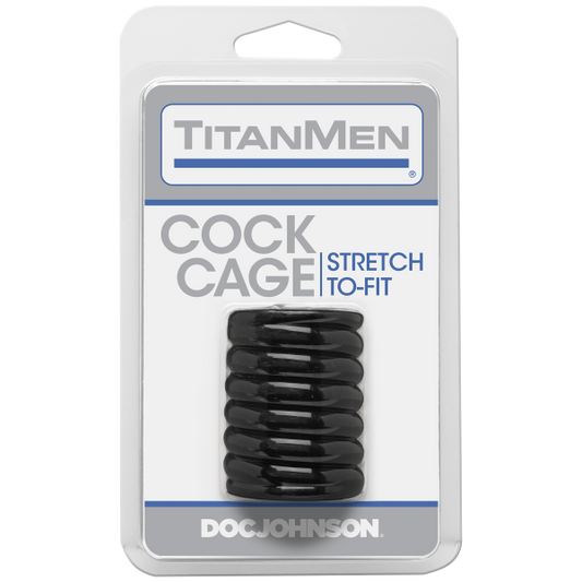 Titanmen Cock Cage Black - Bondage - www.Coyha.com