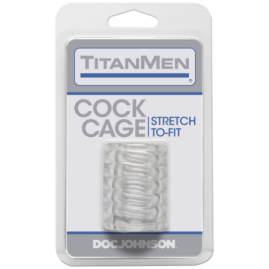 Titanmen Cock Cage Clear - Bondage - www.Coyha.com