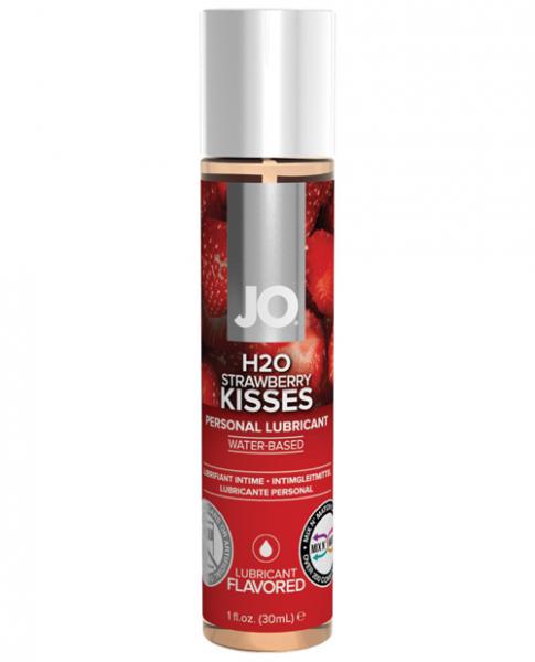 System JO H2O Flavored Lubricant Strawberry Kiss 1oz - Lubes & Lotions - www.Coyha.com