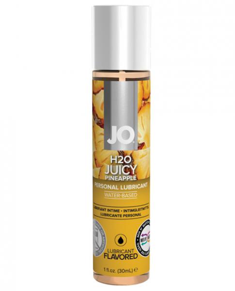 System JO H2O Flavored Lubricant Pineapple 1oz - Lubes & Lotions - www.Coyha.com