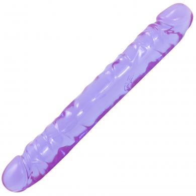 Jellies Jr 12in Double Dong - Purple - Dildos - www.Coyha.com