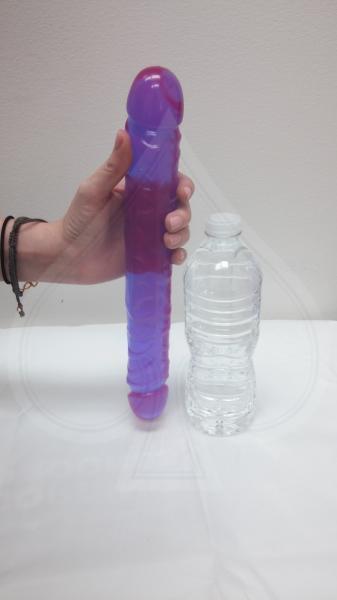 Jellies Jr 12in Double Dong - Purple - Dildos - www.Coyha.com