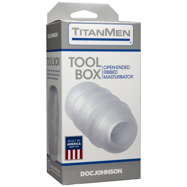 Titanmen Tool Box Clear Stroker - Men's Toys - www.Coyha.com