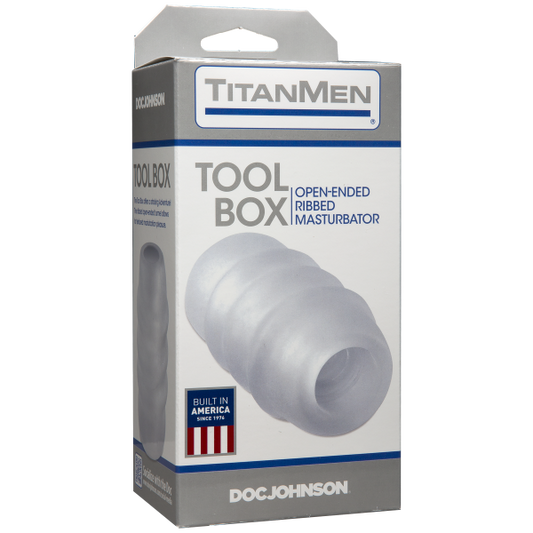 Titanmen Tool Box Clear Stroker - Men's Toys - www.Coyha.com