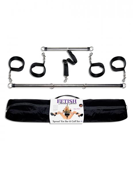 Fetish Fantasy Spread Em Bar And Cuff Set - Bondage - www.Coyha.com