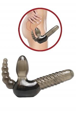 Fetish Fantasy Strapless Strap On With Anal Stimulator - Dildos - www.Coyha.com