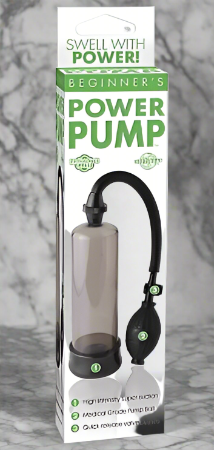 Beginners Power Pump Penis Pump Smoke - Men's Toys - www.Coyha.com