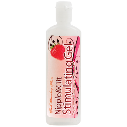 Nipple & Clit Stimulating Gel Strawberry 1oz - Lubes & Lotions - www.Coyha.com