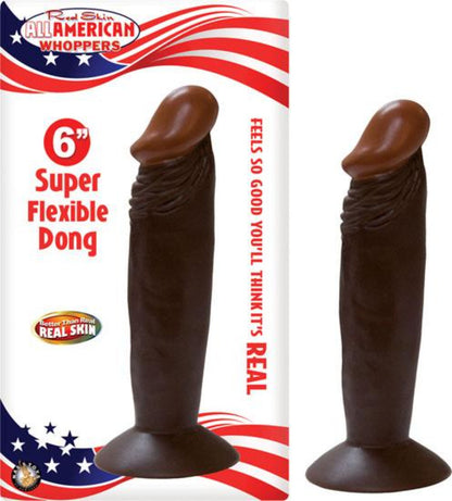 All American Whopper 6 inches Dildo Dong Brown - Dildos - www.Coyha.com