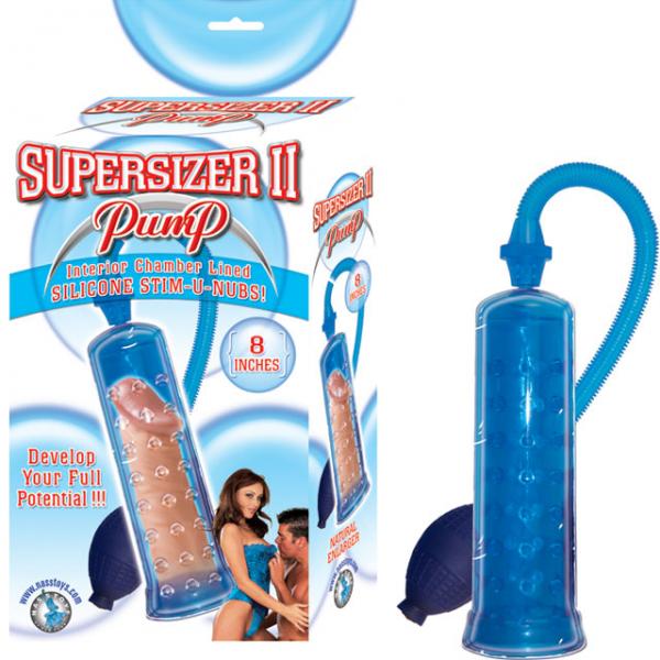 Supersizer Ii Pump Blue - Men's Toys - www.Coyha.com