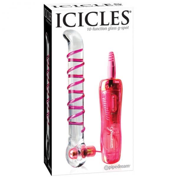 Icicles No 4 Glass Massager Clear - Vibrators - www.Coyha.com