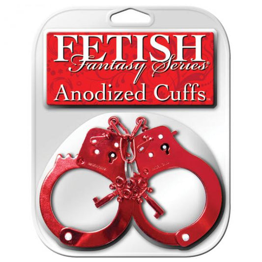 Fetish Fantasy Anodized Cuffs Red - Bondage - www.Coyha.com