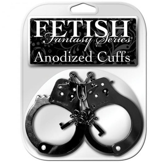 Fetish Fantasy Anodized Cuffs Black - Bondage - www.Coyha.com