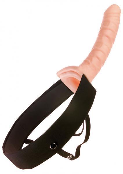 Fetish Fantasy 10 inches Hollow Strap On Beige - Men's Toys - www.Coyha.com