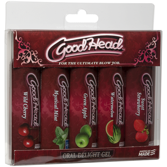 Goodhead Oral Delight Gel 5 Pack - Lubes & Lotions - www.Coyha.com