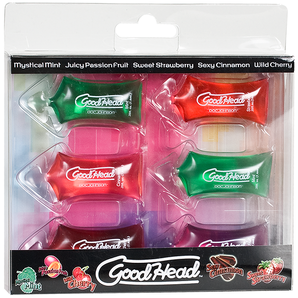 Goodhead Oral Sex Gel Pillow Paks 6 Pack - Lubes & Lotions - www.Coyha.com