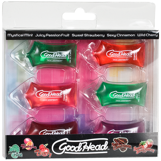 Goodhead Oral Sex Gel Pillow Paks 6 Pack - Lubes & Lotions - www.Coyha.com