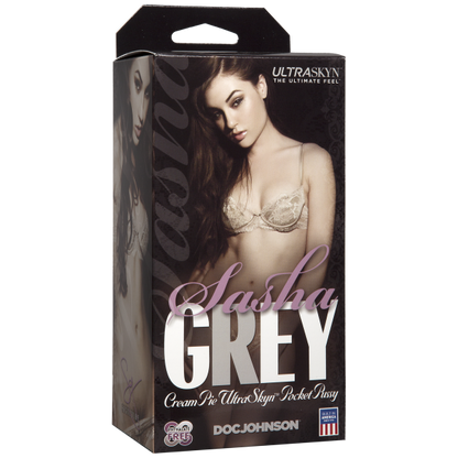 Sasha Grey Ultraskyn Cream Pie Pocket P*ssy - Men's Toys - www.Coyha.com