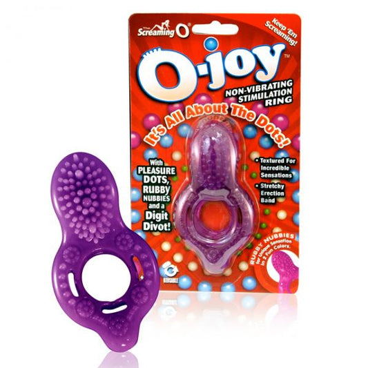 Screaming O O Joy Cock Ring Purple - Men's Toys - www.Coyha.com