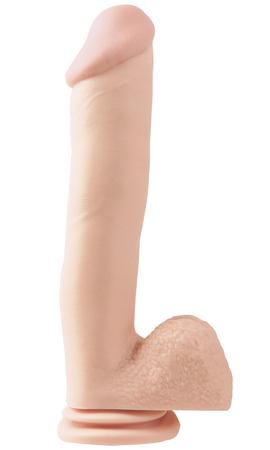 Basix Rubber Works Beige 12 inches Dildo With Suction Cup - Dildos - www.Coyha.com