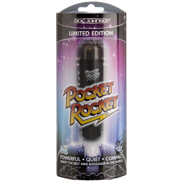 Pocket Rocket Limited Edition Black Massager - Vibrators - www.Coyha.com