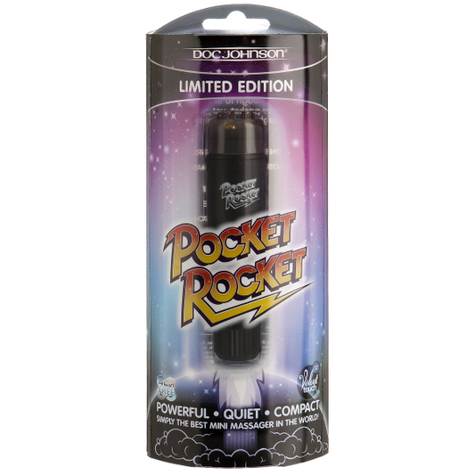 Pocket Rocket Limited Edition Black Massager - Vibrators - www.Coyha.com