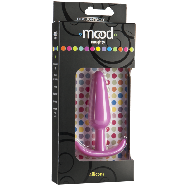 Mood Naughty Medium Pink Silicone Butt Plug - Anal Toys - www.Coyha.com