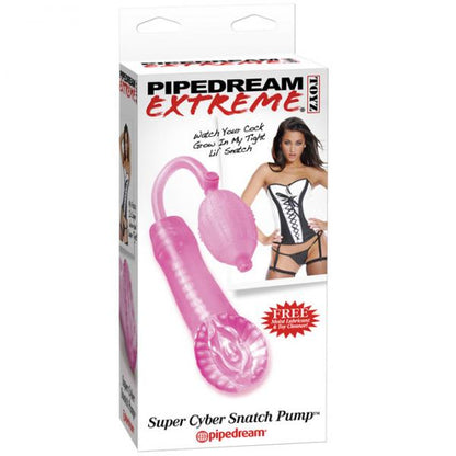 Super Cyber Snatch Pump Pink Pussy Stroker - Men's Toys - www.Coyha.com