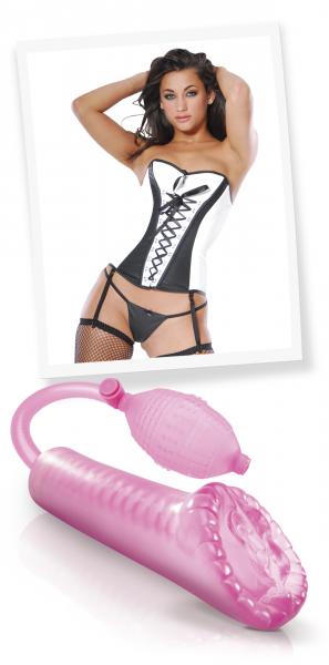 Super Cyber Snatch Pump Pink Pussy Stroker - Men's Toys - www.Coyha.com