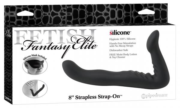 Fetish Fantasy Elite 8 inches Strapless Strap On Black - Dildos - www.Coyha.com