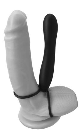 Fetish Fantasy Elite Double Trouble Black Strap On - Men's Toys - www.Coyha.com