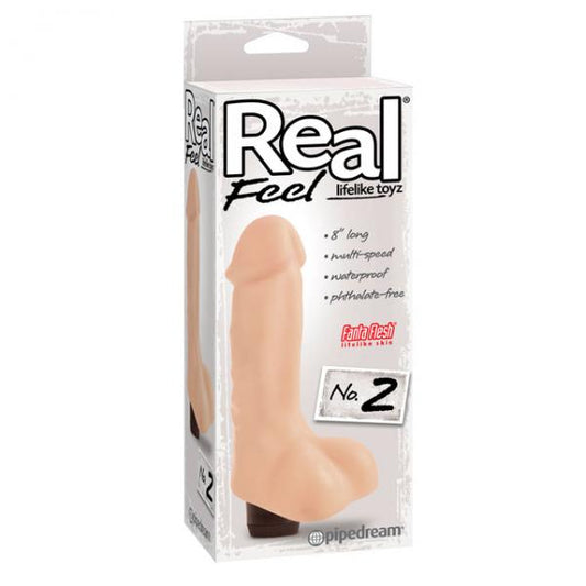 Real Feel Lifelike Toyz No.2 - Beige - Vibrators - www.Coyha.com