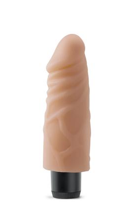 Real Feel Lifelike Toyz No 4 Beige Vibrating Dildo - Vibrators - www.Coyha.com