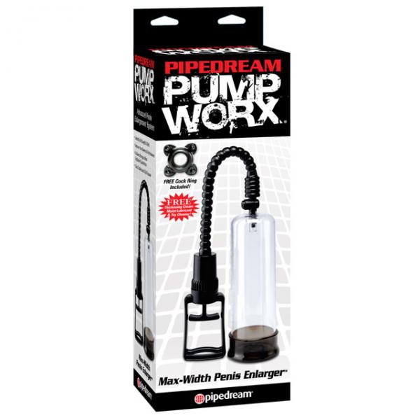 Pump Worx Max Width Penis Enlarger Black - Men's Toys - www.Coyha.com