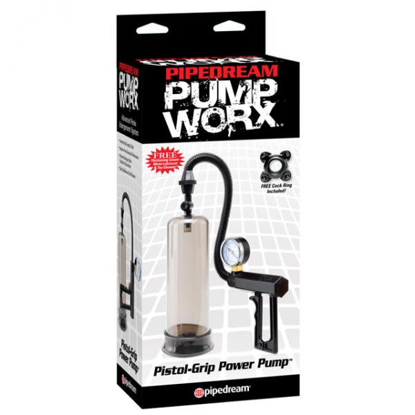 Pump Worx Pistol Grip Power Pump Black - Men's Toys - www.Coyha.com