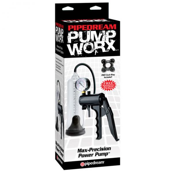 Pump Worx Max Precision Power Pump Black - Men's Toys - www.Coyha.com