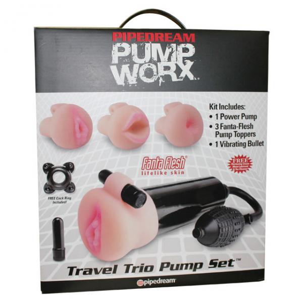 Pump Worx Travel Trio Pump Set - Men's Toys - www.Coyha.com