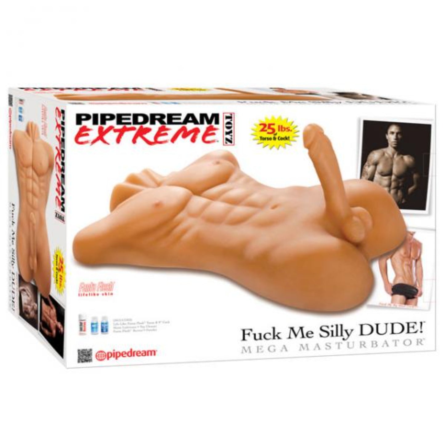 Fuck Me Silly Dude! Mega Masturbator Sex Doll Beige - Men's Toys - www.Coyha.com