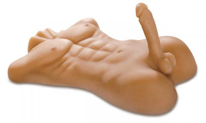 Fuck Me Silly Dude! Mega Masturbator Sex Doll Beige - Men's Toys - www.Coyha.com