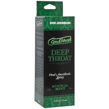 Goodhead Deep Throat Spray Mystical Mint 2oz - Lubes & Lotions - www.Coyha.com